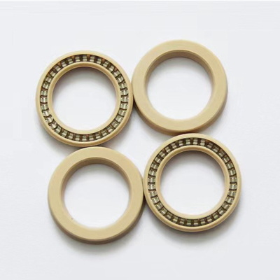PTFE/UHMWPE/PEEK Υδραυλικό δαχτυλίδι σφραγίσματος πετρελαίου με ενεργοποίηση από ελατήριο κατάλληλο για όλες τις βιομηχανίες