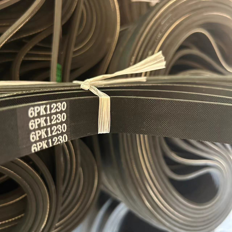 Αυτοκίνητο 6PK Προσαρμόσιμη EPDM Μηχανή Ραβδισμένη ζώνη OEM Υποστήριξη Ρουτίνη ζώνη ανεμιστήρα Αυτοκινητοβιομηχανική χρήση Οδηγός αυτοκινήτου PK Μείγματα ζώνης V